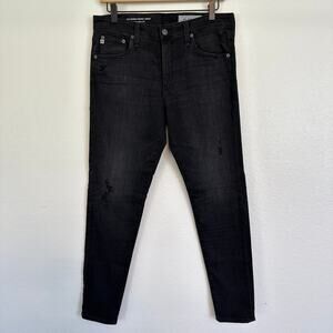 AG Jeans The Farrah Skinny Ankle Distressed Ag-Ed High Rise Pockets Jeans 30R